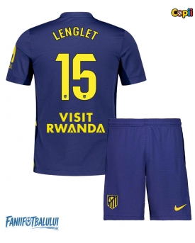 Atletico Madrid Clement Lenglet #15 Echipament de Fotbal Replică 2025-26 Copii Deplasare (+ Șorturi)
